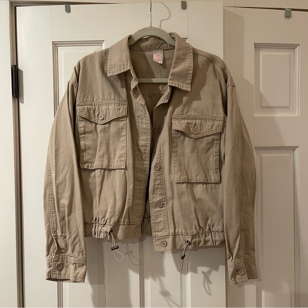 Tan cargo jacket